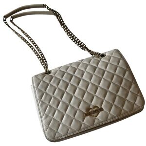 Love Moschino Quilted Cream Shoulder or Crossbody Bag